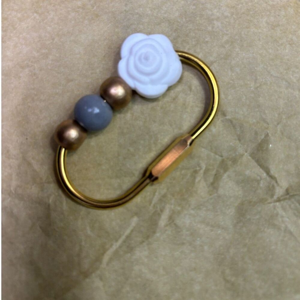 Beaded Carabiner